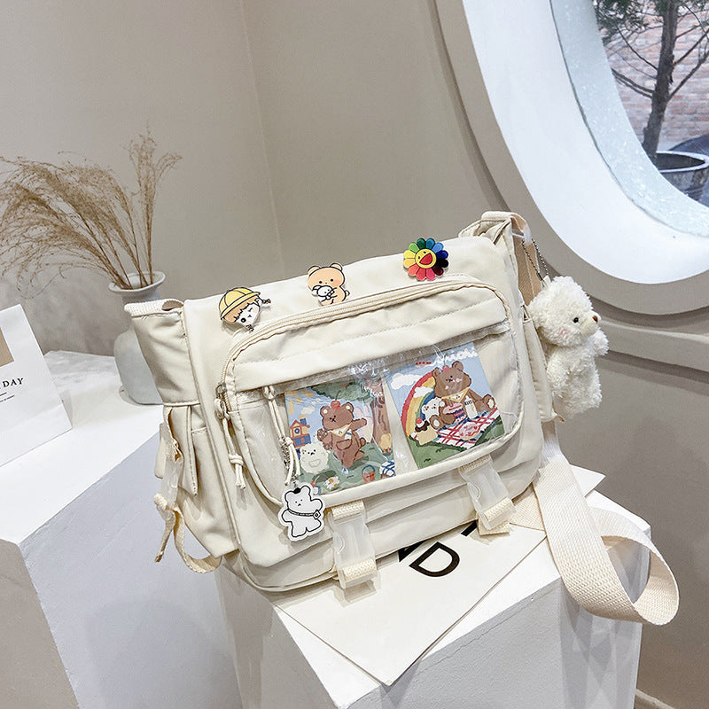 Women's Fashion Versatile Canvas Shoulder Bag