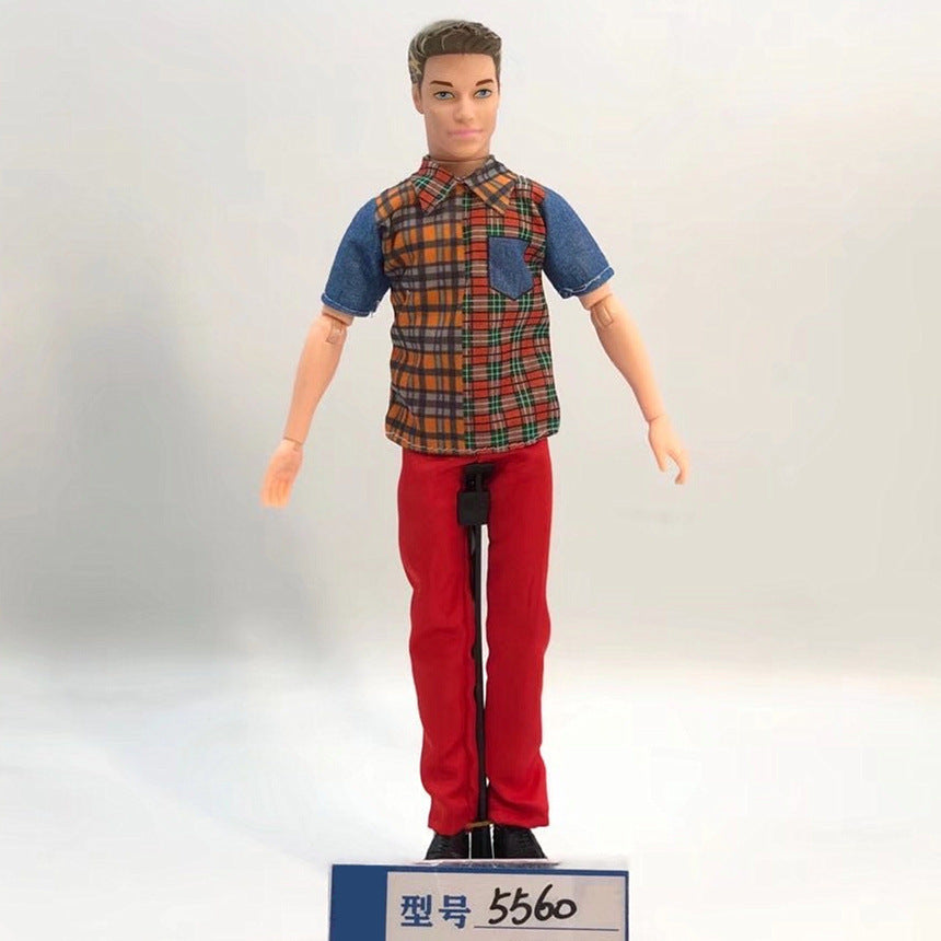 6 Points Boy Toy Doll Clothes 30cm Doll Clothes Doll Clothes Clothing Fashion Fur Wool Coat Shawl