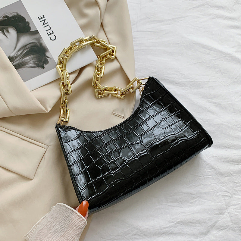 Fashion Acrylic Chain Underarm Bag