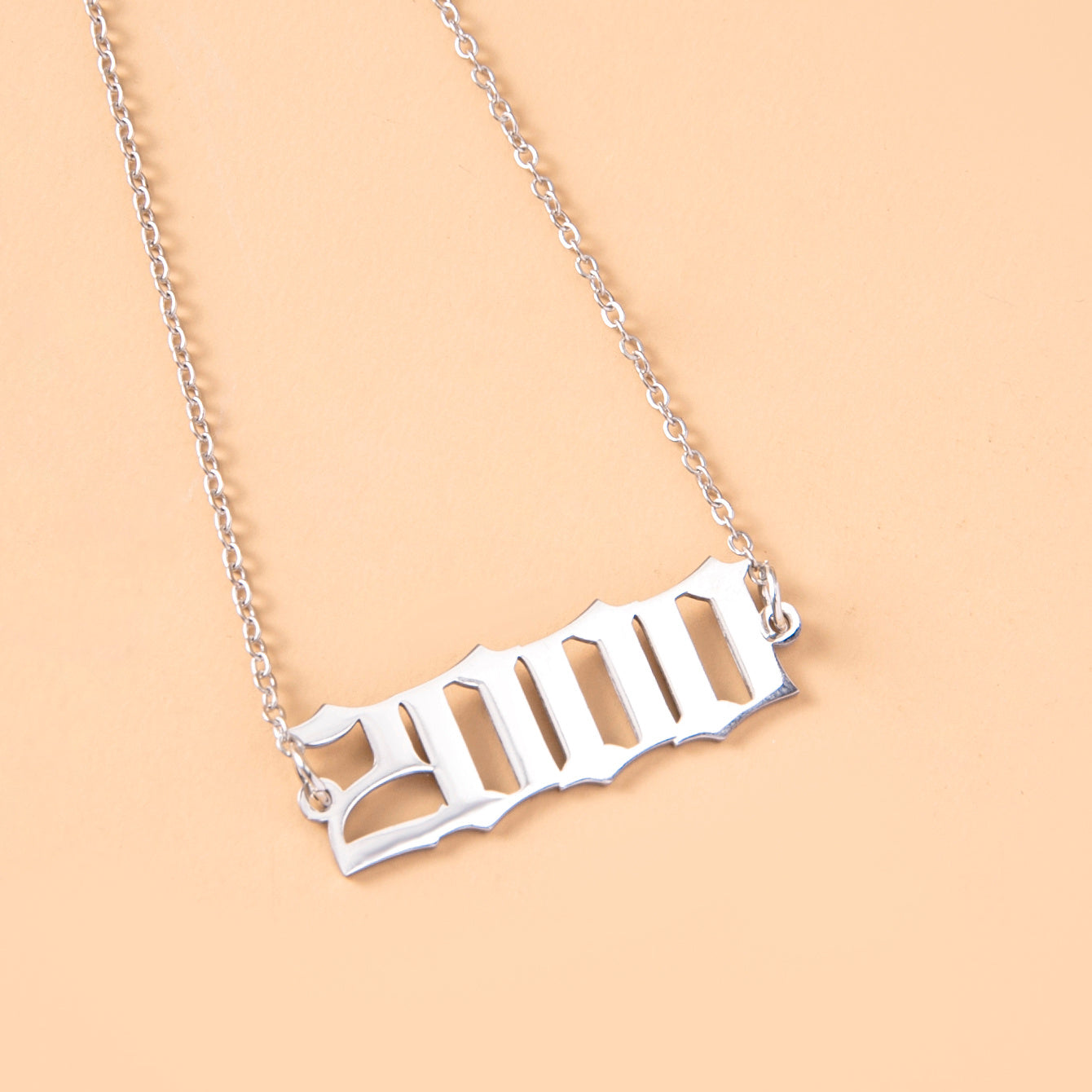 Year Number Necklaces For Women Birthday Date Gifts