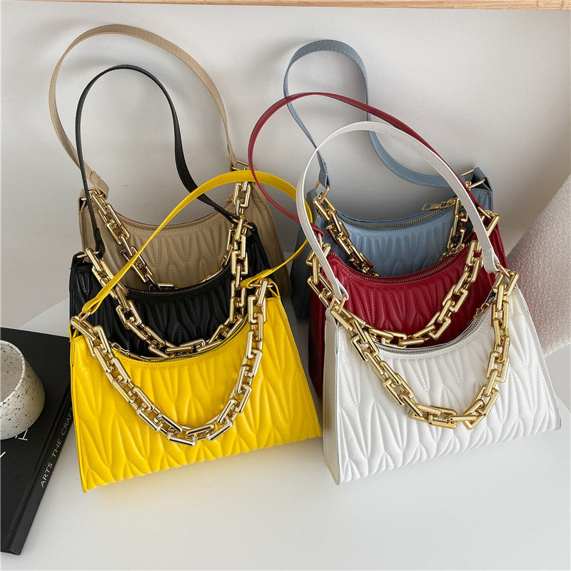 Fashion Acrylic Chain Underarm Bag