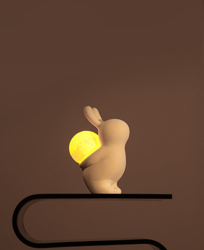Children's Birthday Gifts Rabbit Decoration Small Night Lamp