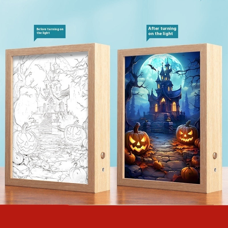 Nightlamp Luminous Painting Lovers Creative Beautiful Gifts