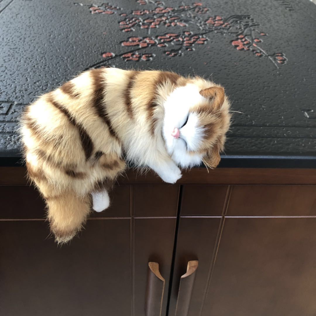 Flower Sleeping Cat Toy Creative Decoration Gifts