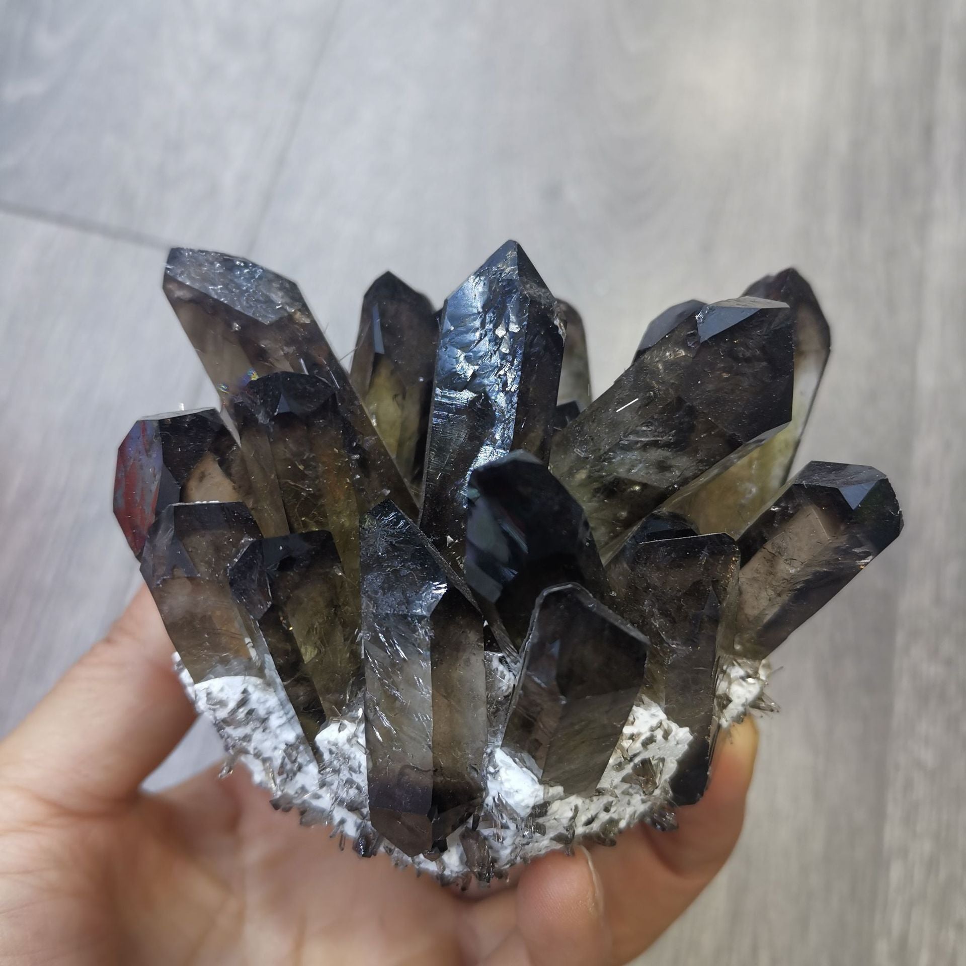 Tea Crystal Cluster Landscape Ornaments Handicrafts Gifts