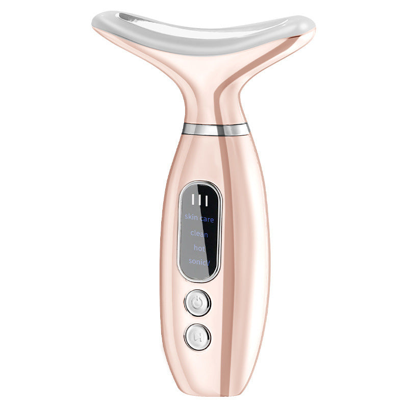 Electroplating Neck Beauty Instrument Vibration Hot Compress V Face Beauty Instrument