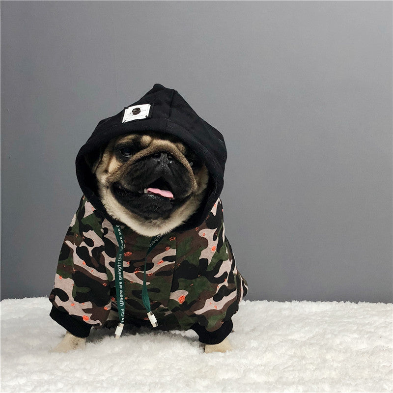 Pet camouflage fashion jacket sweater clothes