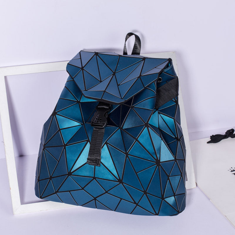 Ladies Fashion Geometric Backpack