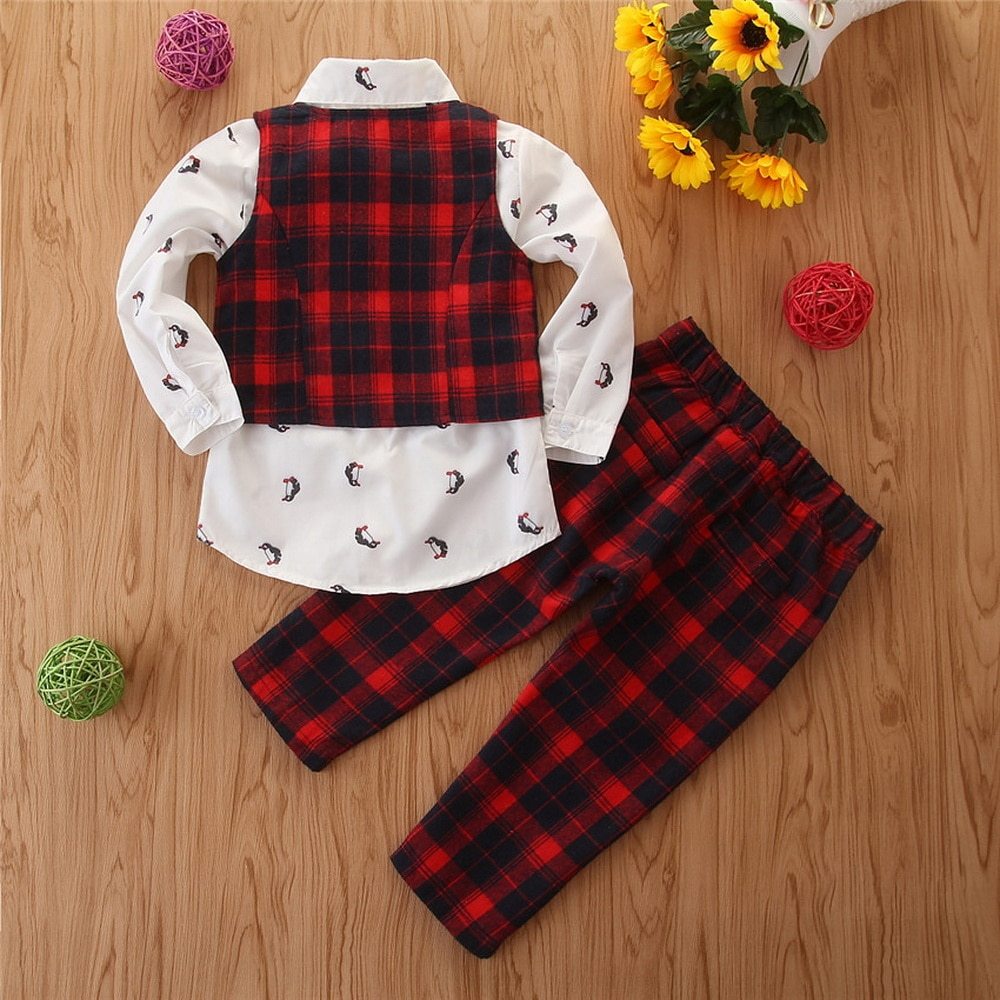 Fashion Children's Clothes Set With Long Sleeves