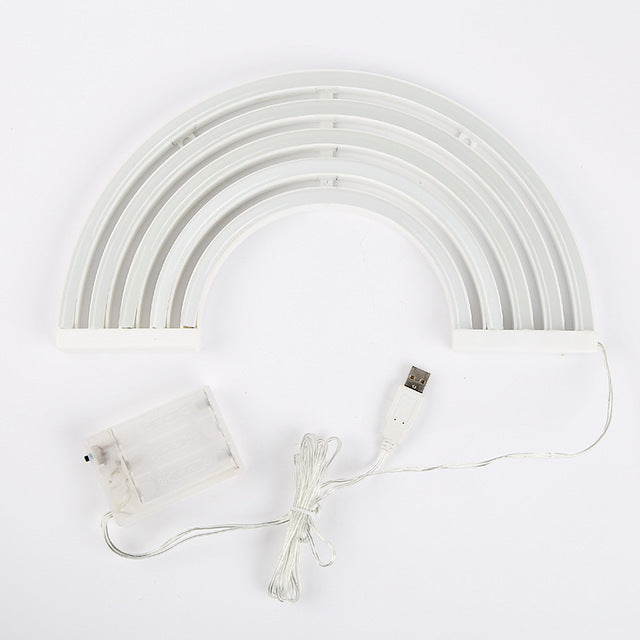LED wall hanging rainbow neon