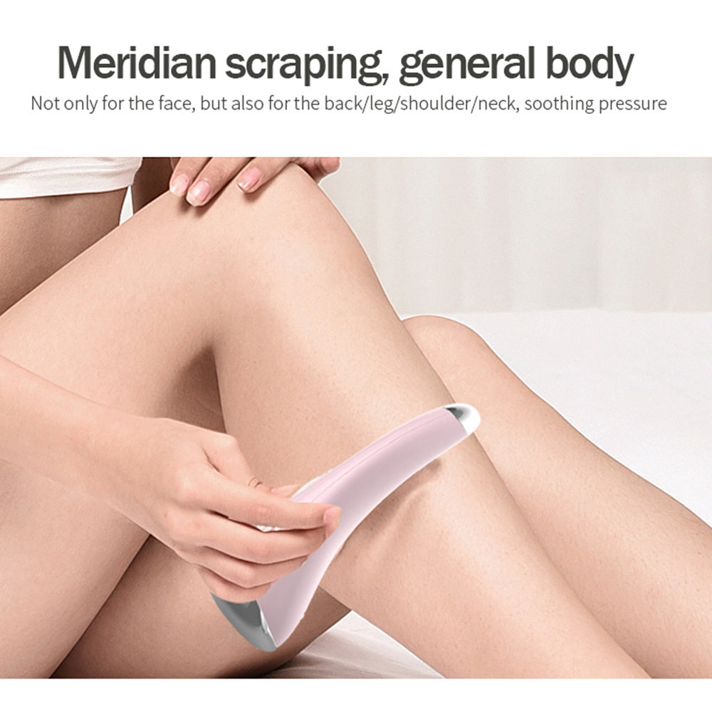 Multifunctional scraping beauty instrument