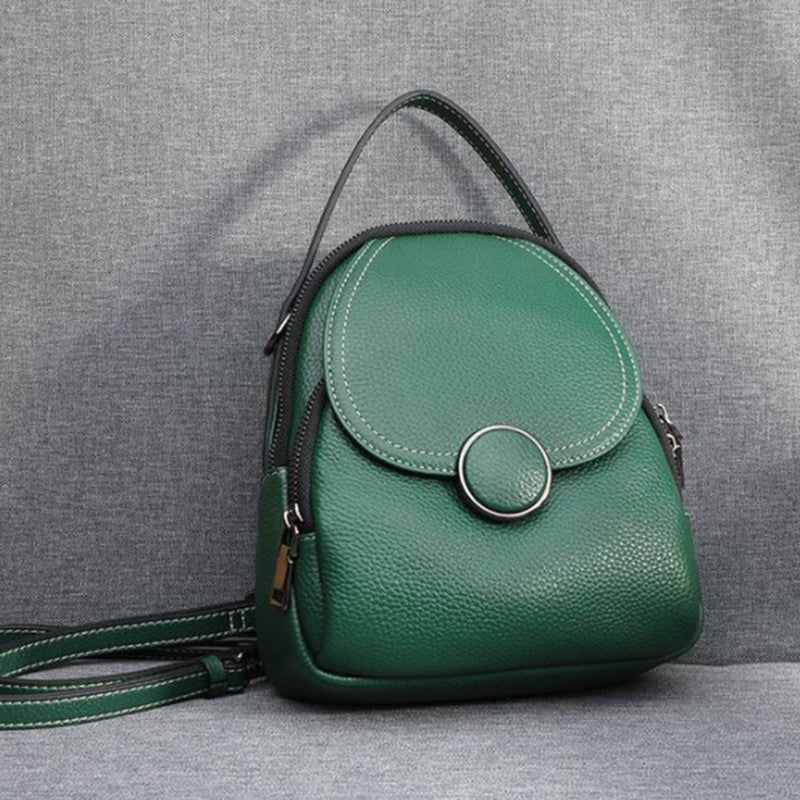 Ladies Fashion Leather Backpack