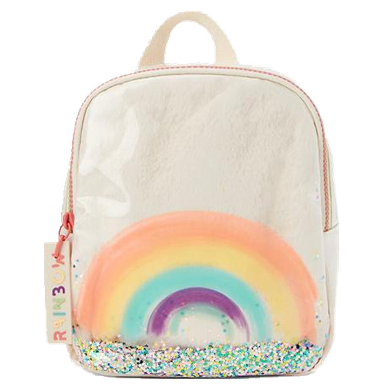Children's Bags Toddlers  Spring Summer Baby Rainbow Print Backpack