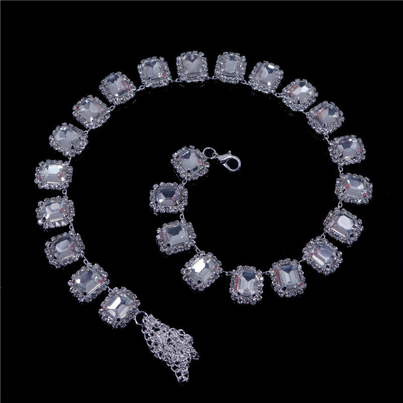 All-match Full Of Diamond Fashion Elements Colorful Diamond Jewelry