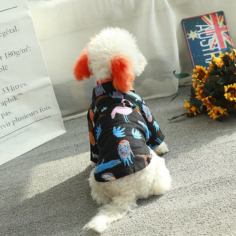 Dog clothes fashion shirt