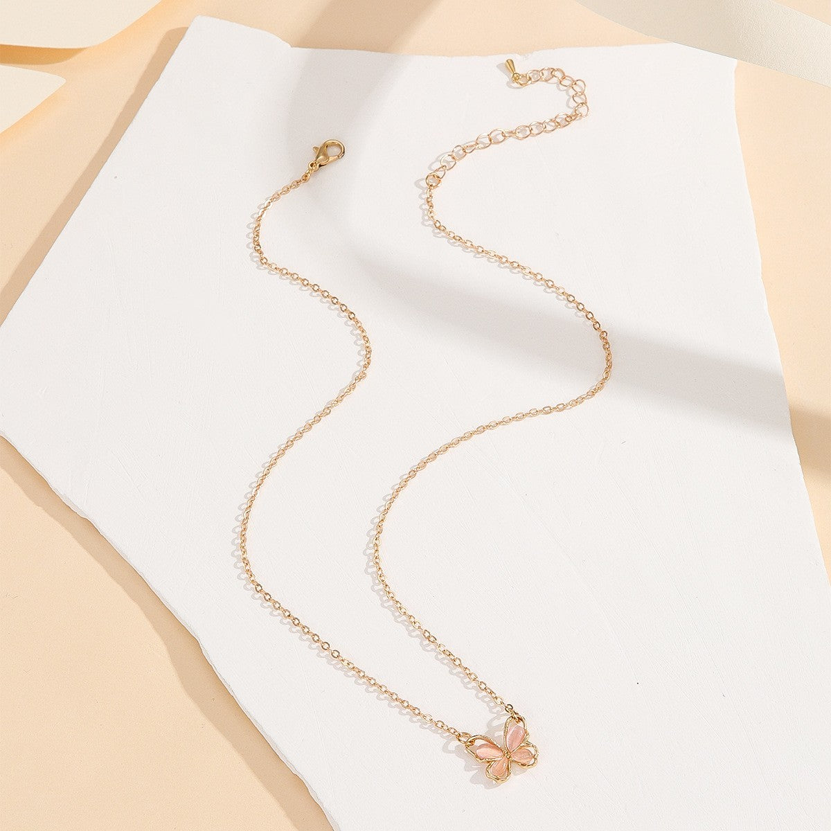 Fashion Multicolor Butterfly Pendant Accessories Necklace