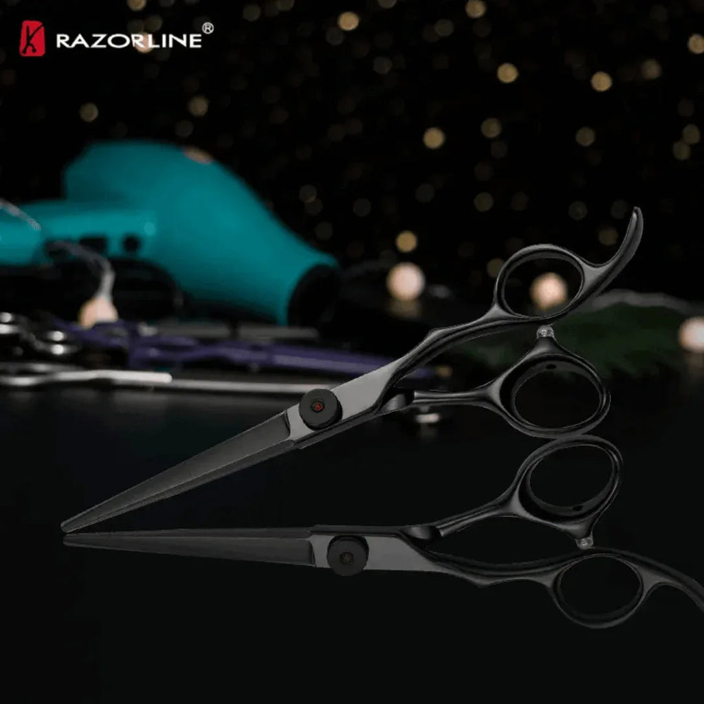 Ammattimainen setti hiustenleikkuu sakset 6 inch CK72B 440C professional hair cutting scissors