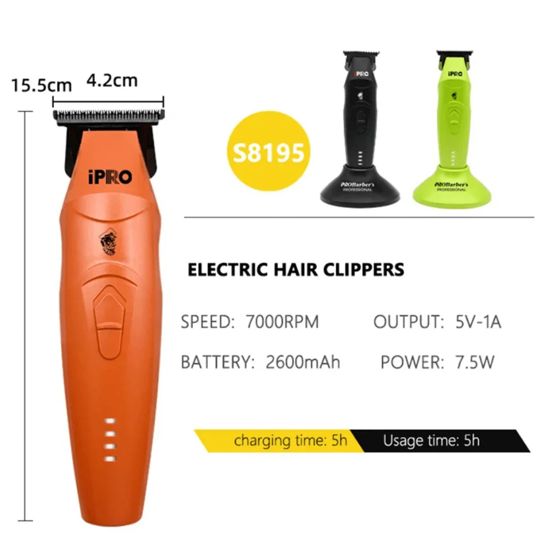 Pro barbers trimmeri 5CR18 440c Professional hair trimmer