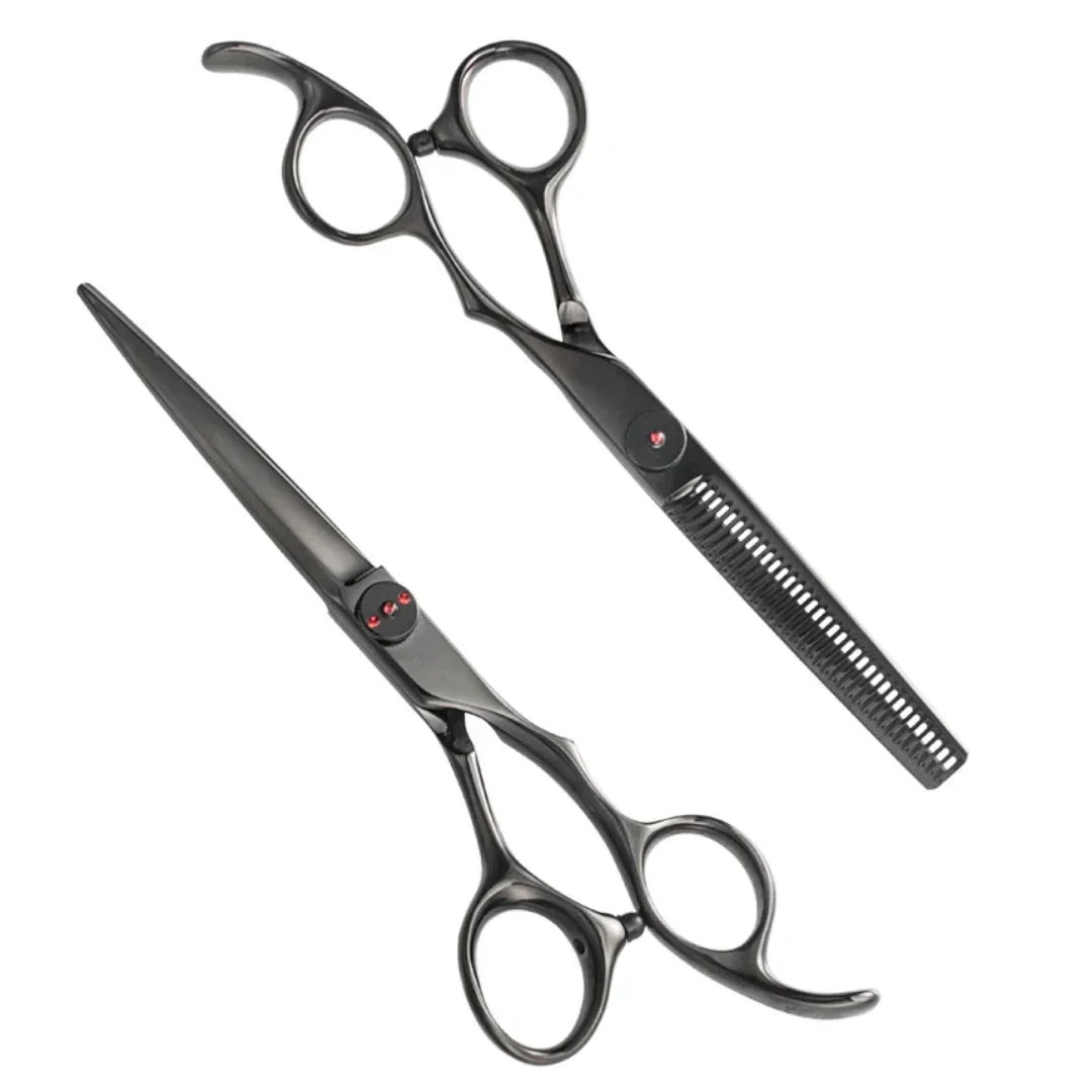 Ammattimainen setti hiustenleikkuu sakset 6 inch CK72B 440C professional hair cutting scissors