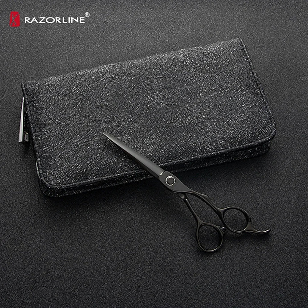 Razorline FX03B hiustenleikkaussakset Steel 9CR 03 Professional 6 Inch Barber Hairdressing Scissors
