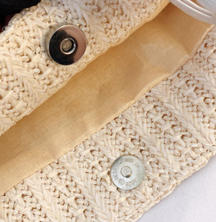 Fashion Straw Shoulder Tote Bag