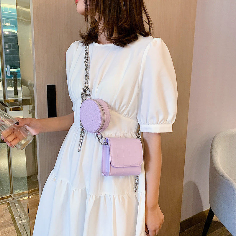 Summer fashion double bag