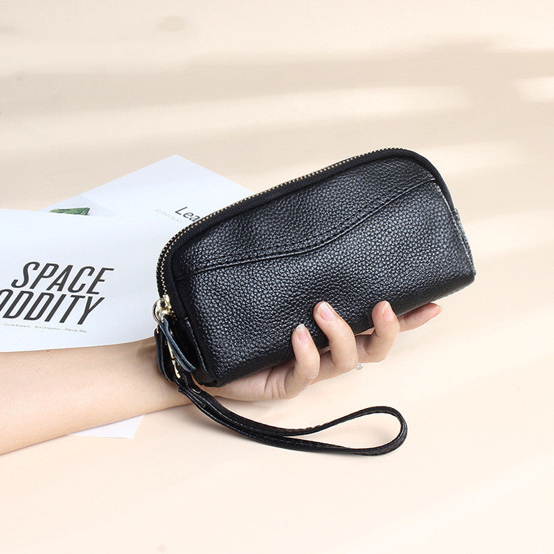 Women's Fashion Simple Leather Long Wallet