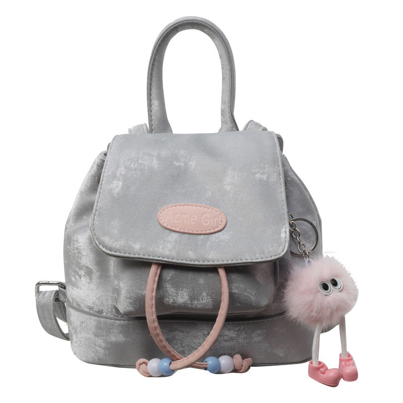 Trendy Women's Fashion Premium Velvet Backpack