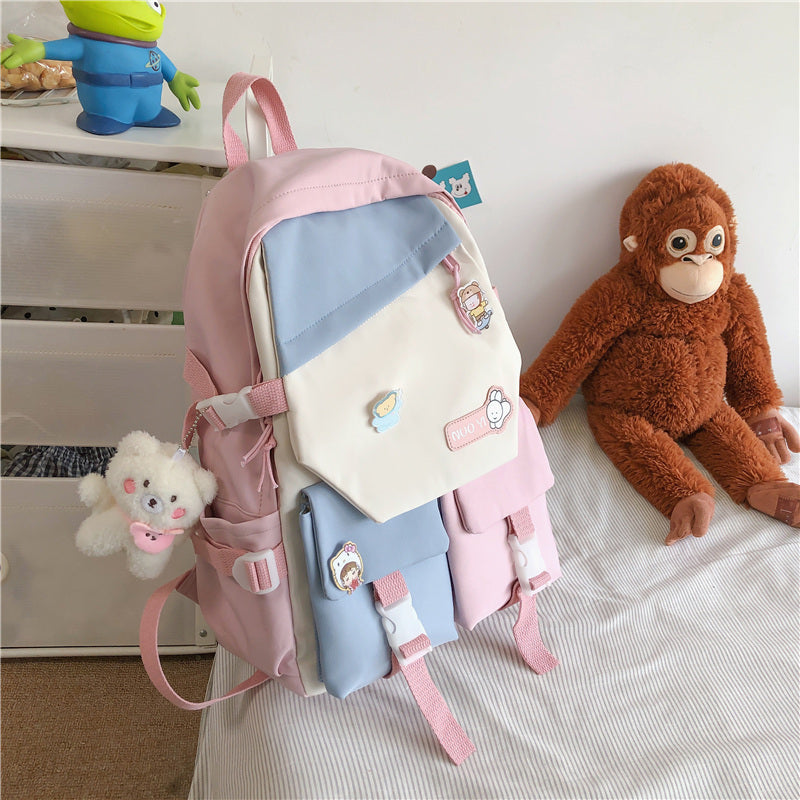 Student Campus Fashion Versatile Backpack