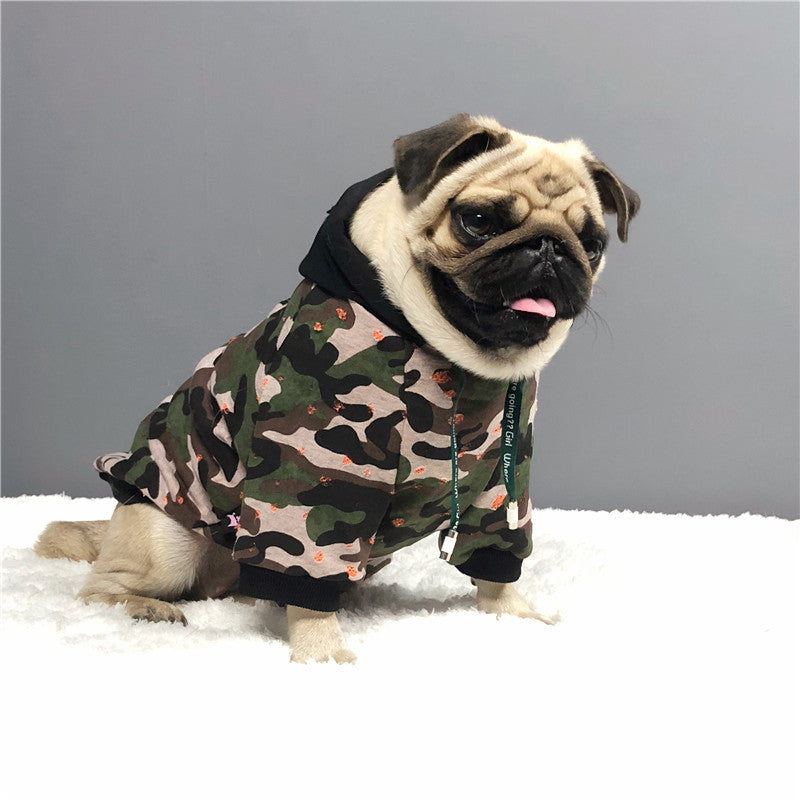 Pet camouflage fashion jacket sweater clothes