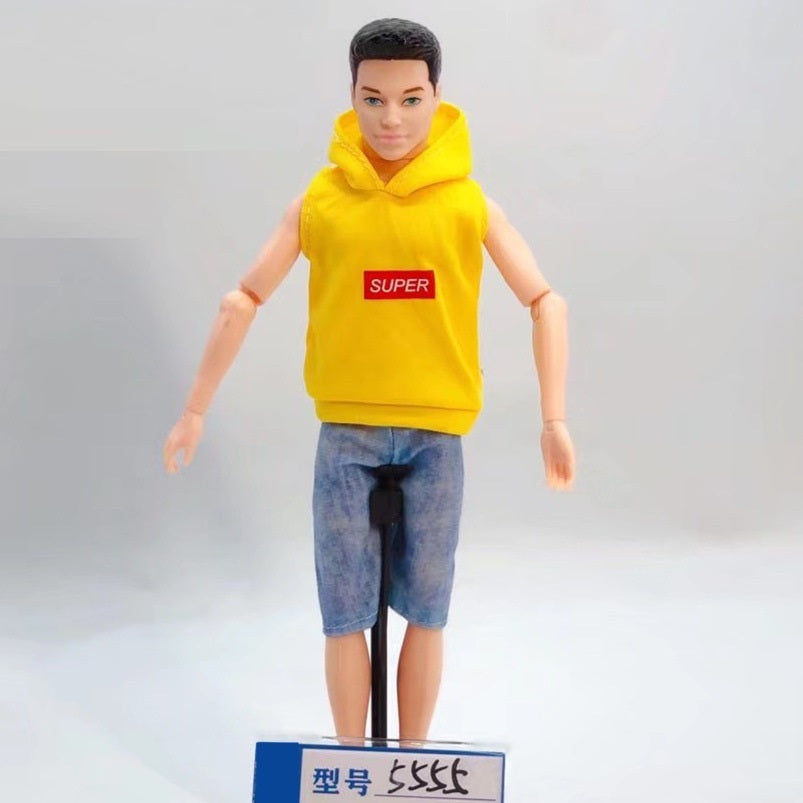 6 Points Boy Toy Doll Clothes 30cm Doll Clothes Doll Clothes Clothing Fashion Fur Wool Coat Shawl