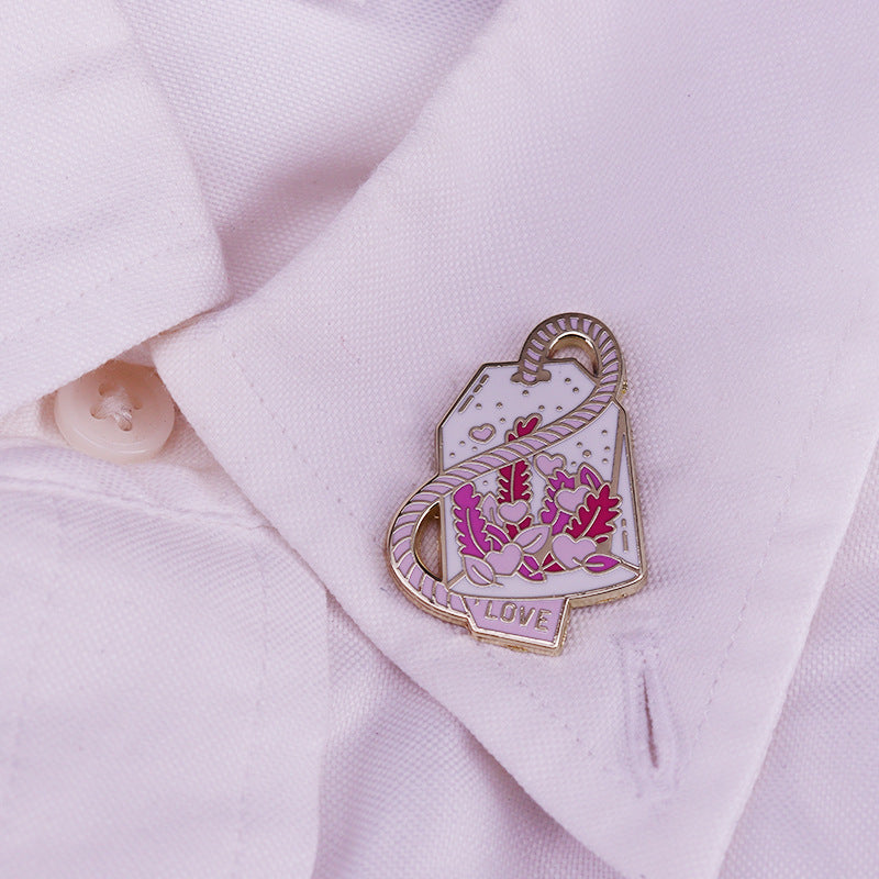 Female Accessories Milk Carton Fashion Pin