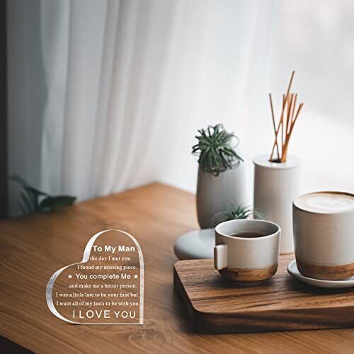 New Acrylic Transparent Heart Decoration Gifts