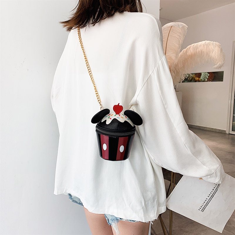 Fashion cylindrical bucket bag