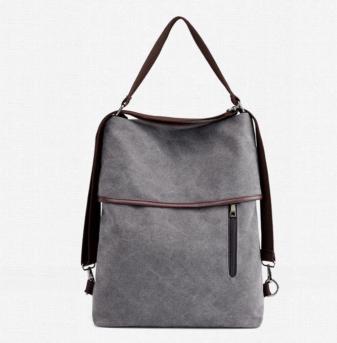 Multifunctional Fashion Simple Canvas Backpack