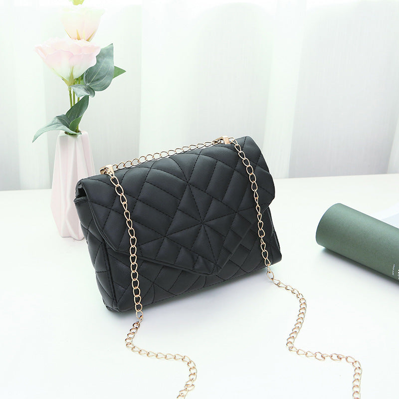 Fashion Lingge Women's Bag Embroidery Chain