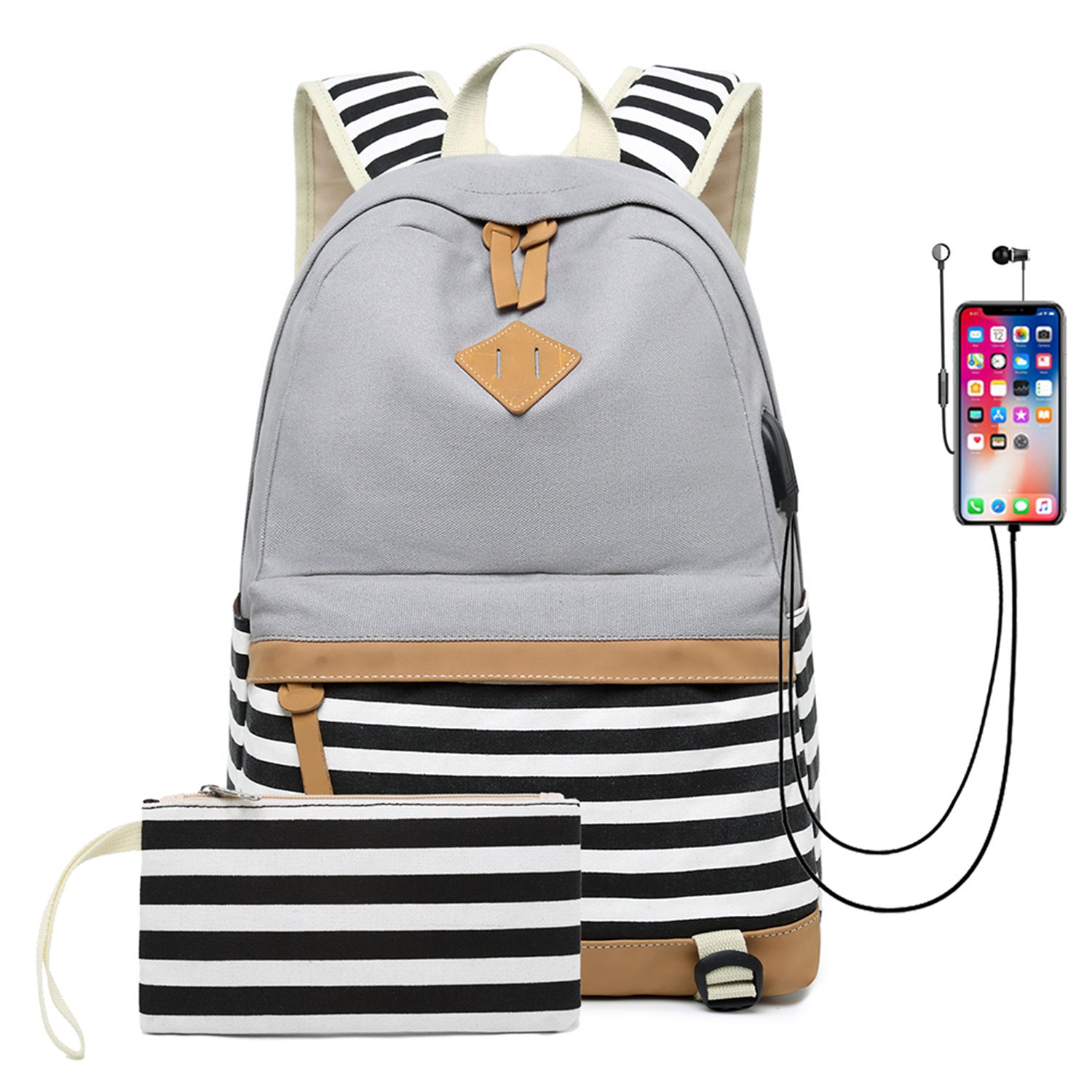 Fashion Korean printed canvas handbags