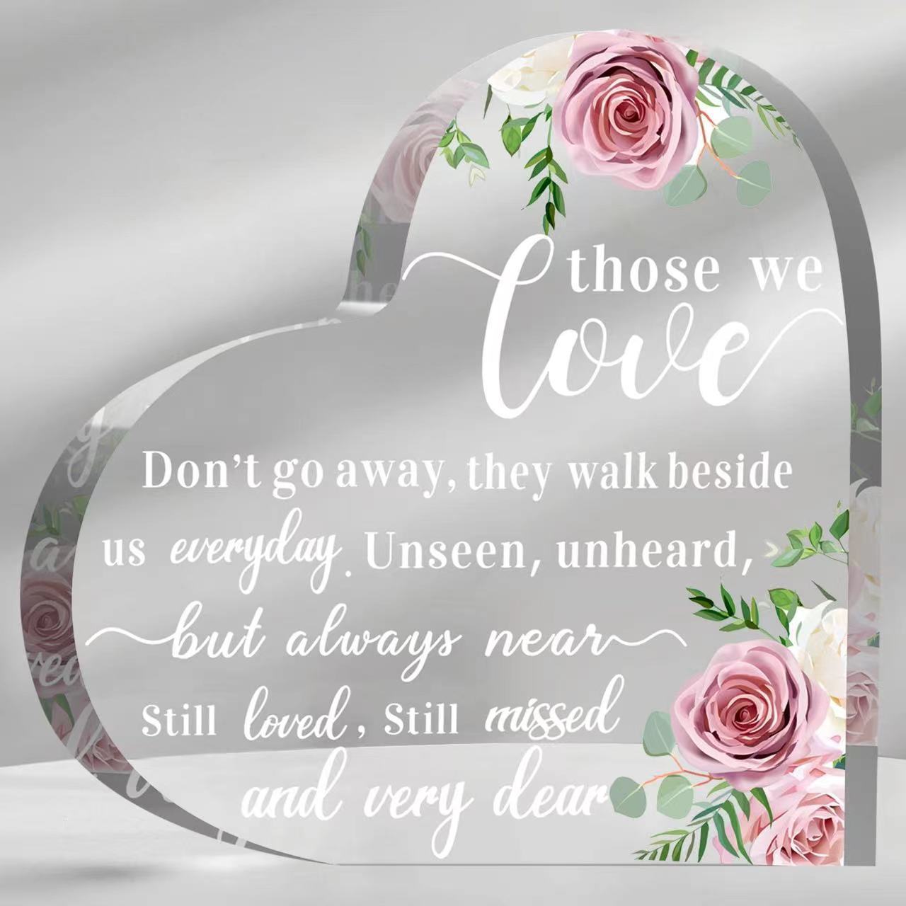 Memorial English Blessing Ornaments For Deceased Relatives Gifts