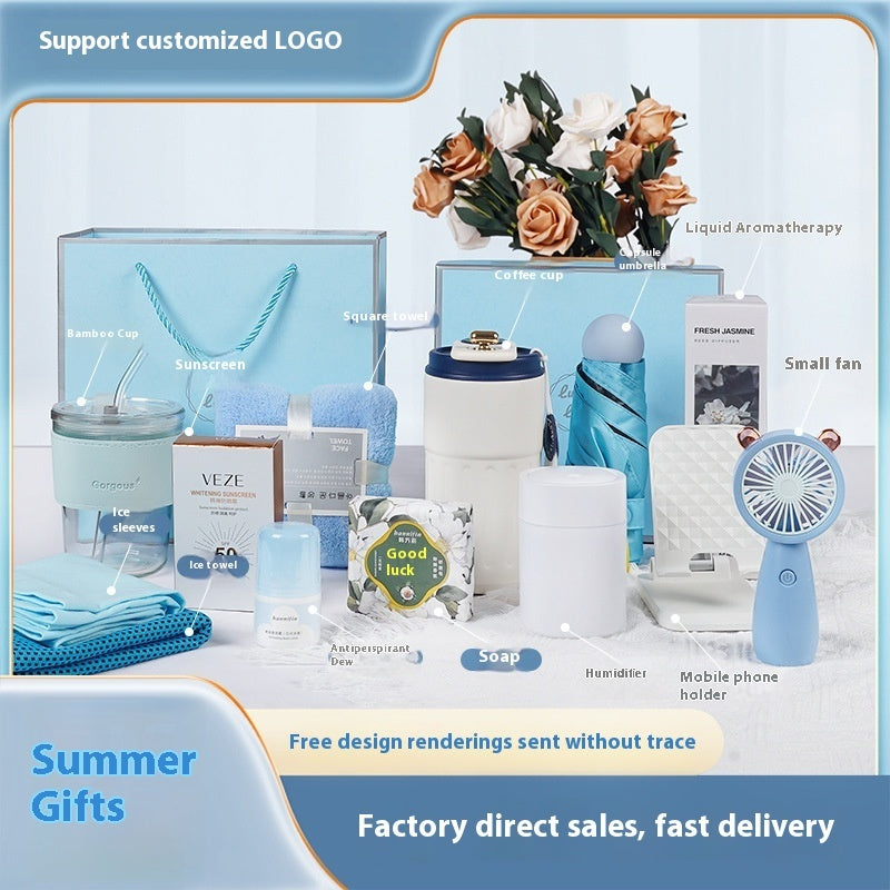Summer Gifts Suit Corporate Anniversary For Employees Opening Activities Present For Client Gifts