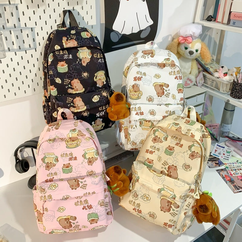 Fashion Personality Capabala Girlish Schoolbag