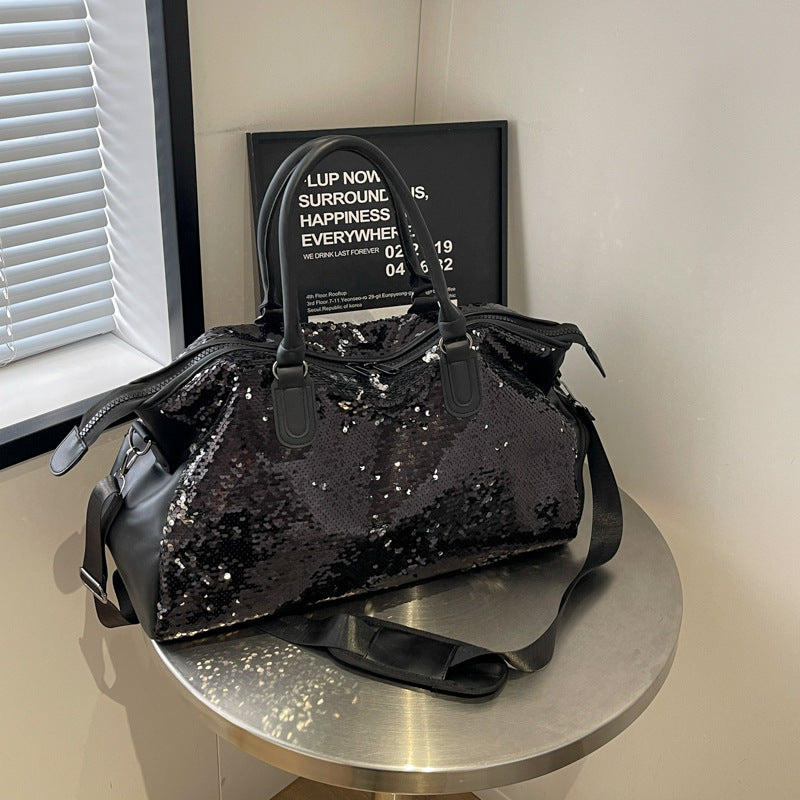Sequined Travel Workout Fashion Shoulder Bag