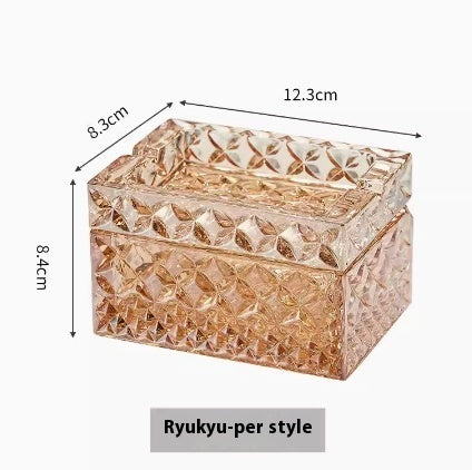 Bohemian Crystal Ashtray For Men's Gifts