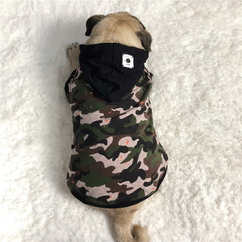 Pet camouflage fashion jacket sweater clothes