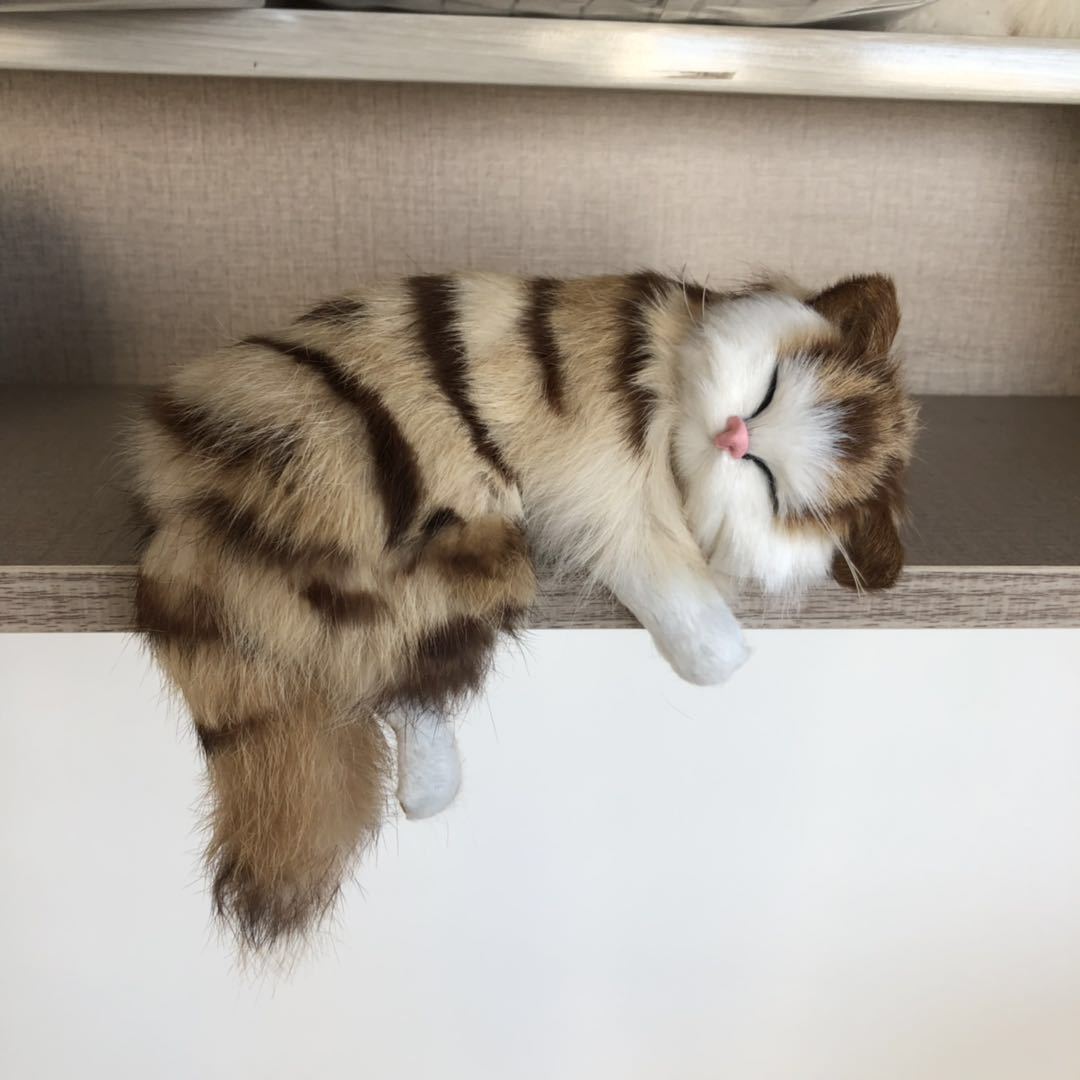 Flower Sleeping Cat Toy Creative Decoration Gifts