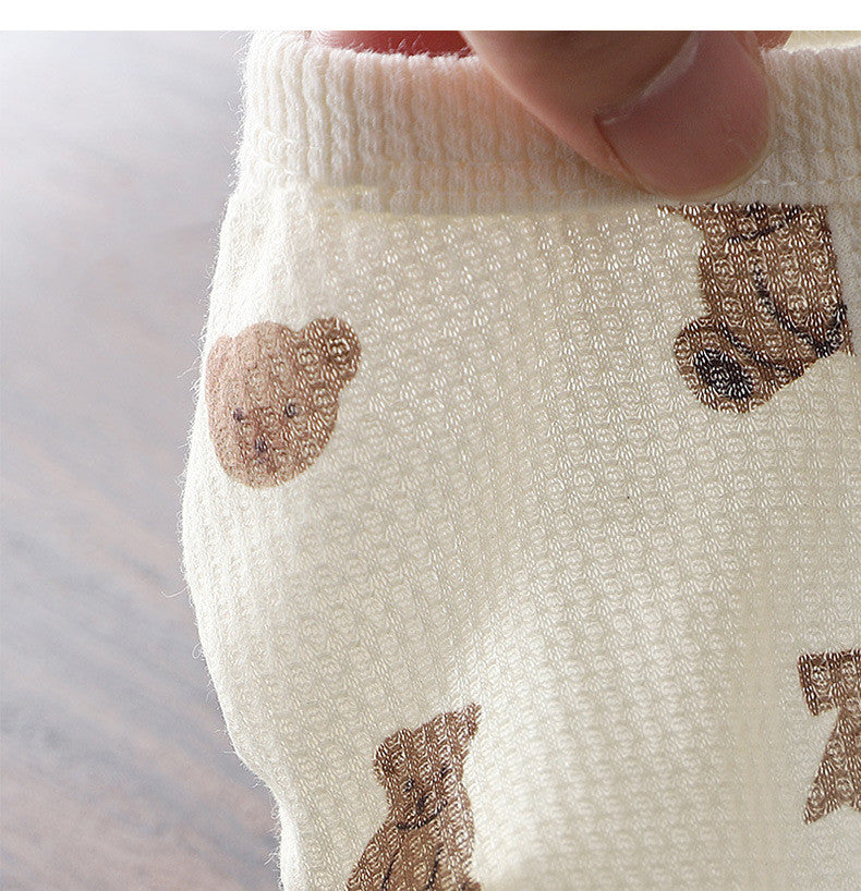 Fashion Waffle Small Dog Clothes Short Sleeve