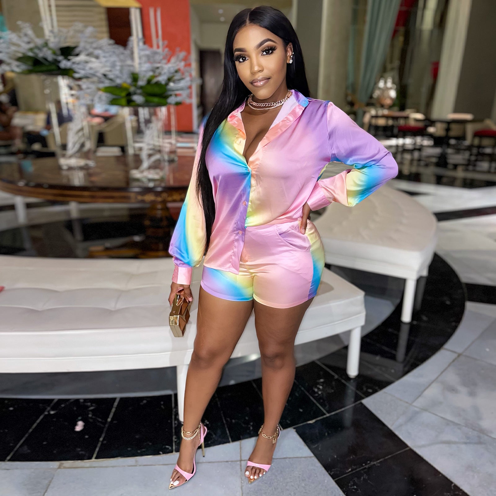 European Beauty Digital Positioning Fashion Clothes Suit