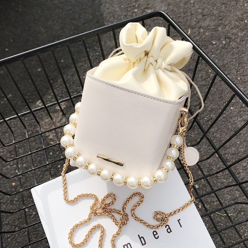 Chain Fashion Pearl Shoulder Bag