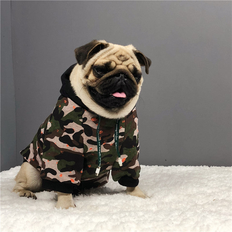 Pet camouflage fashion jacket sweater clothes