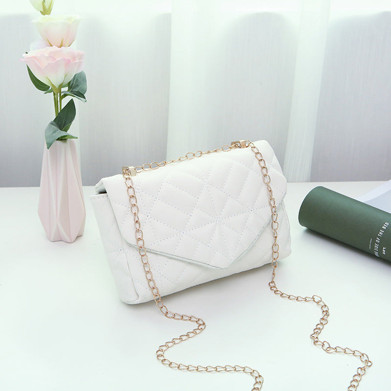 Fashion Lingge Women's Bag Embroidery Chain