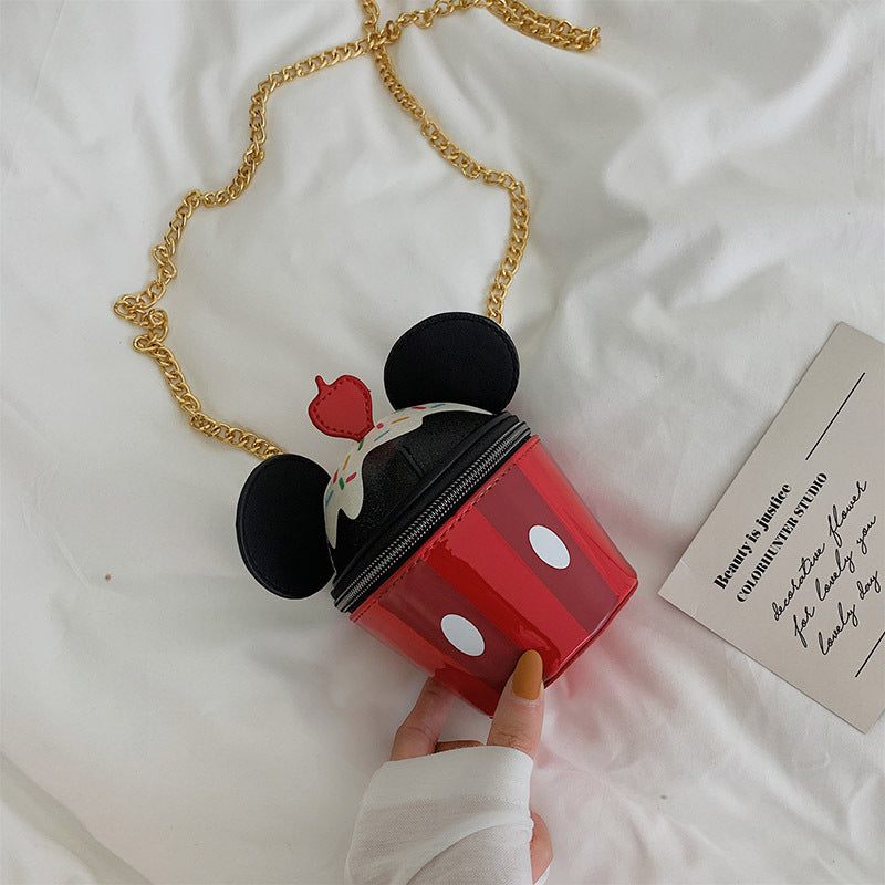 Fashion cylindrical bucket bag